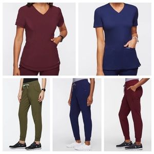 Jannuu Scrub Set: 5 Piece Bundle; Size Small